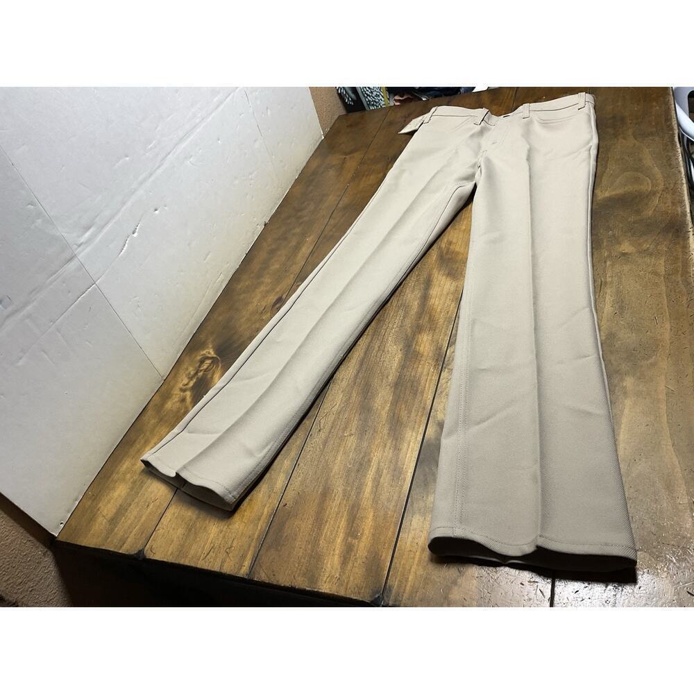 Vintage Levi's 517 Saddleman Boot Cut Pants Mens 31X33 Tan USA Deadstock NWT